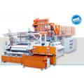 automatic three layer 1500 mm co-extrusion clear lldpe stretch film making machine Quality Assured